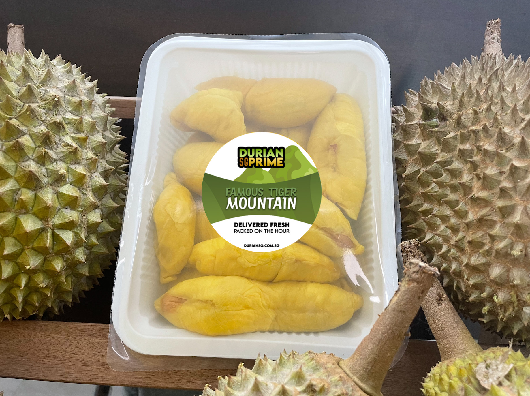 π₯ Freshly Frozen Tiger Old Tree MSW Durian (800g Box - All Meat)